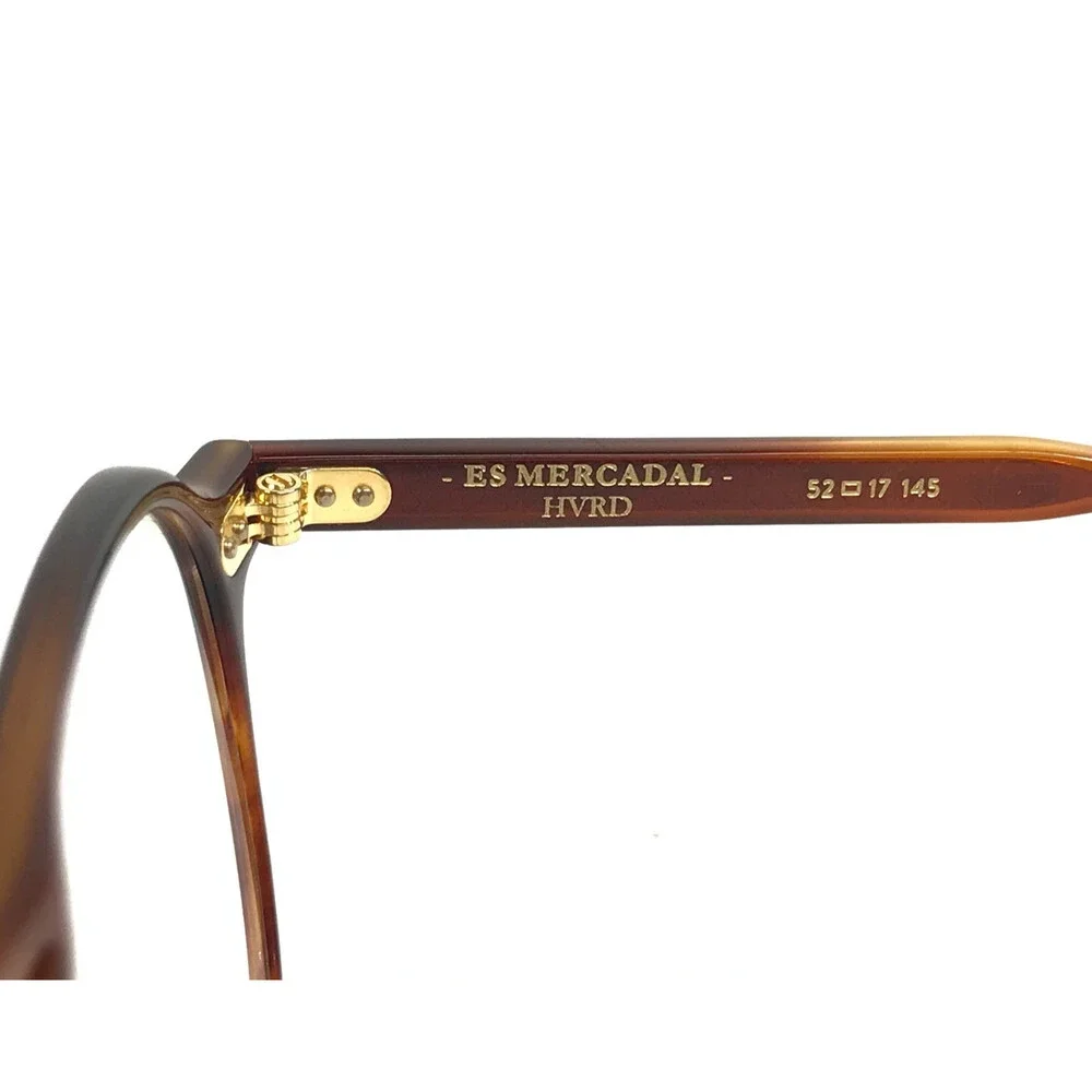 Etnia Barcelona Eyeglasses Frames ES MERCADAL HVRD Havana Red Aviator 52-17-145